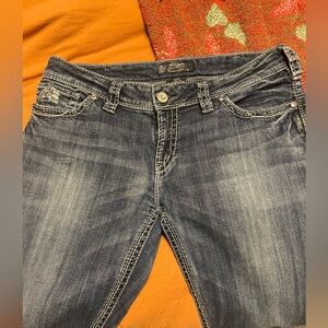 Silver Suki Flap Jeans W34/L31